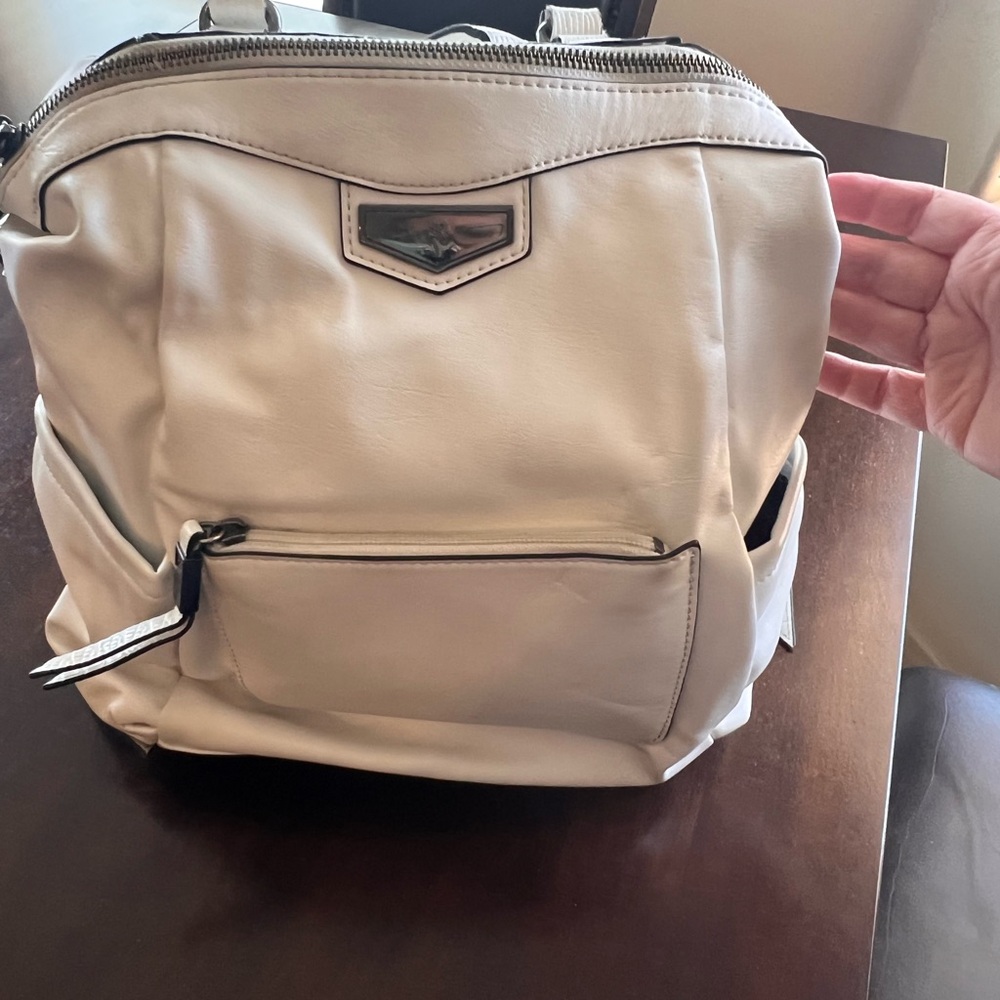 Vera Wang Cream Backpack